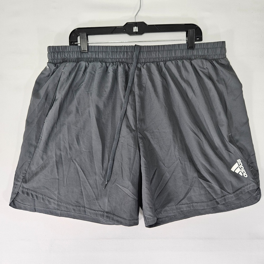 Adidas Aeroready Shorts Gray Draw String Size 2XLT